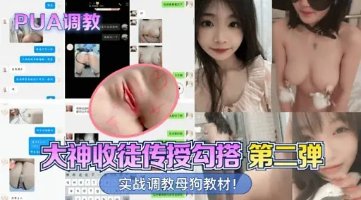 大神收徒传授勾搭 第二弹实战调教母狗教材!