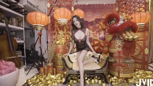JVID極度誘惑！子涵的2018性感新年特輯